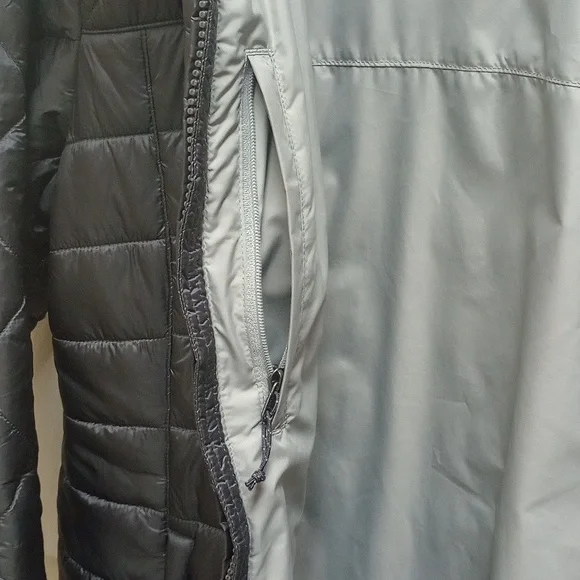 ❄️PATAGONIA "RADALIE" DARK GRAY LONG QUILTED PUFFER WOMEN'S PARKA COAT - Picture 7 of 13
